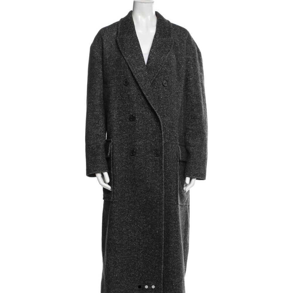 ALL SAINTS Oversize Wool Tweed Coat